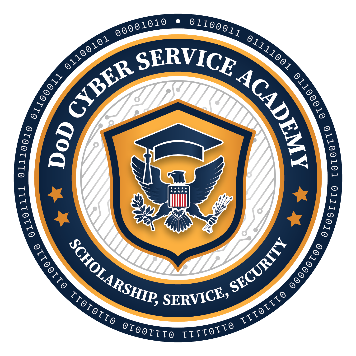 DoD Cyber Service Academy Scholarship, Service, Security Logo