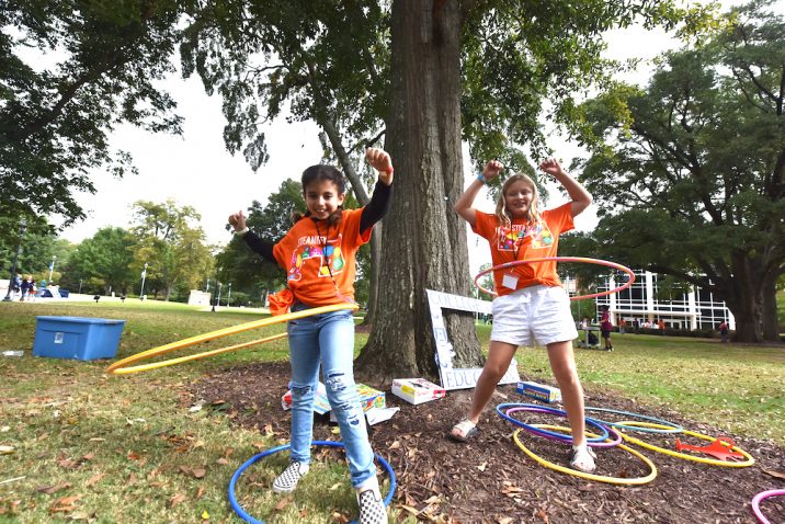 kids playing outside