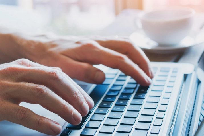 Hands on keyboard