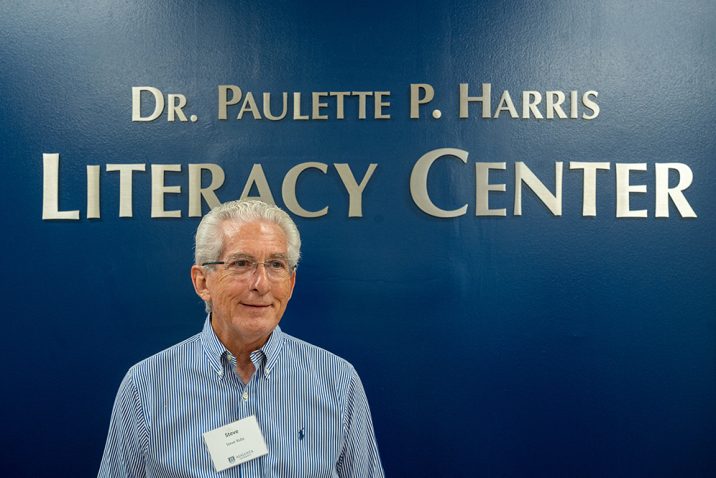 photo from article Steve Ruby works to share late wife’s passion for literacy education