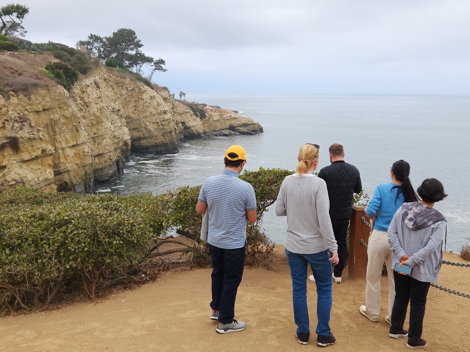 Hedrick lab near cliff
