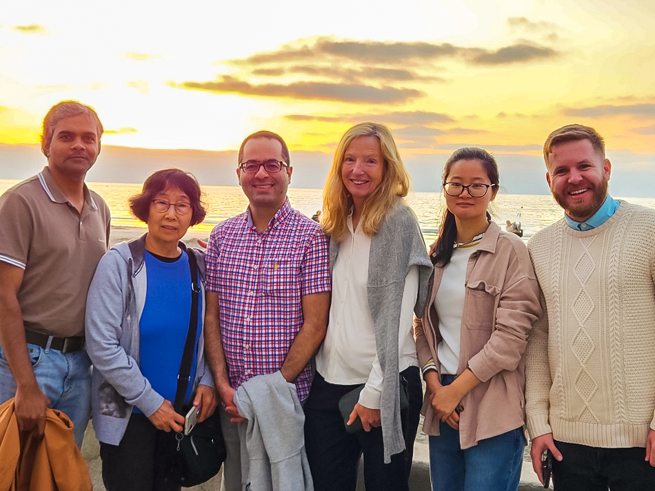 Hedrick lab at beach 2