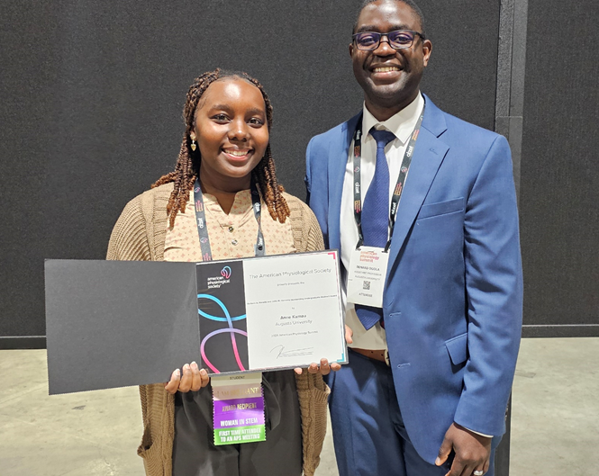 American Physiological Summit 2024:  Barbara A. Horwitz and John M. Horowitz Undergraduate Research Award.