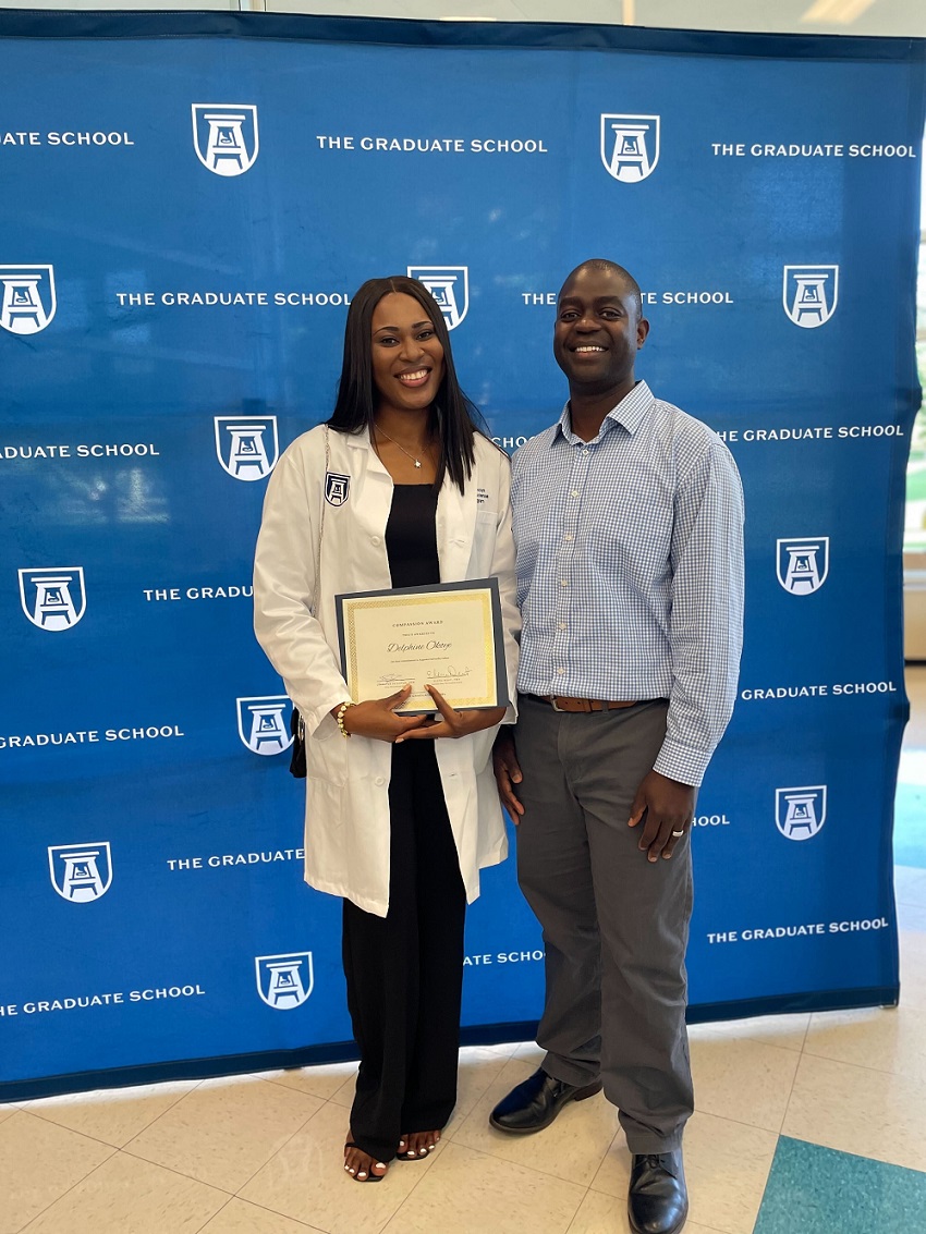 Augusta University white coat ceremony 2024 Graduate School of Biomedical Sciences Compassion Award