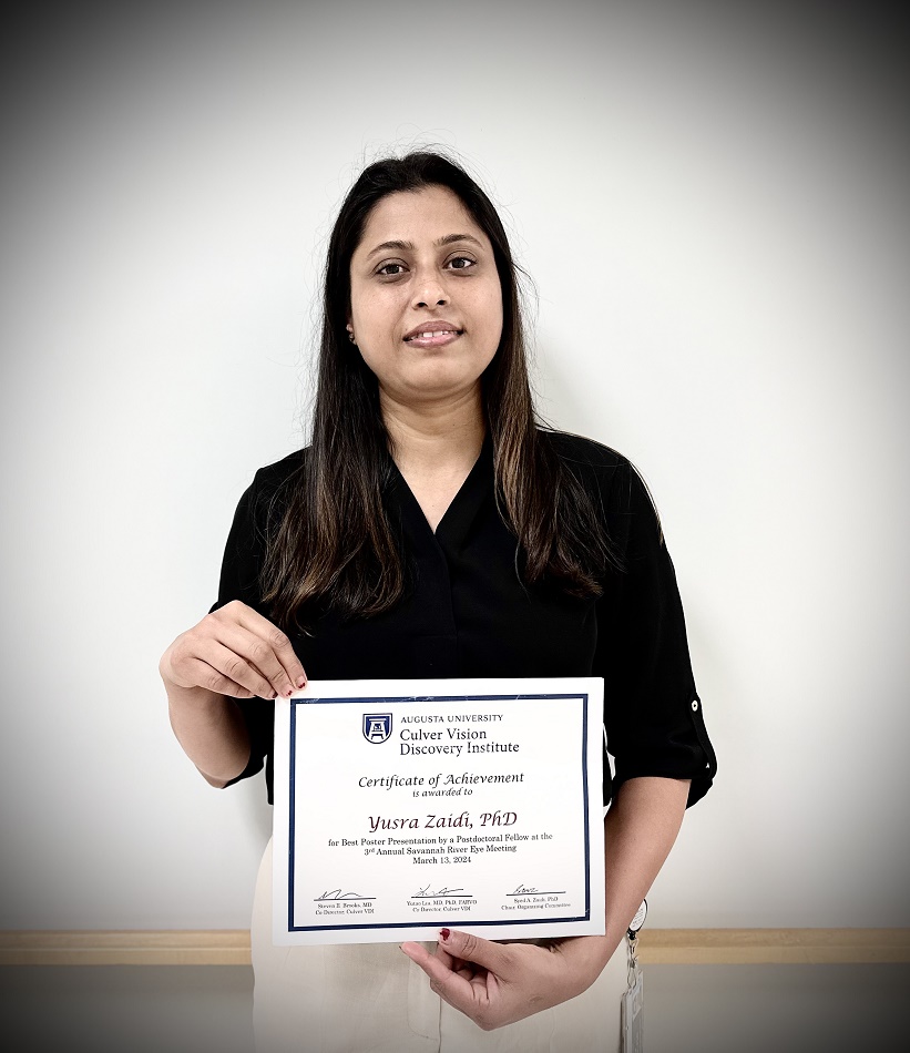 VDI Savannah Eye research meeting award