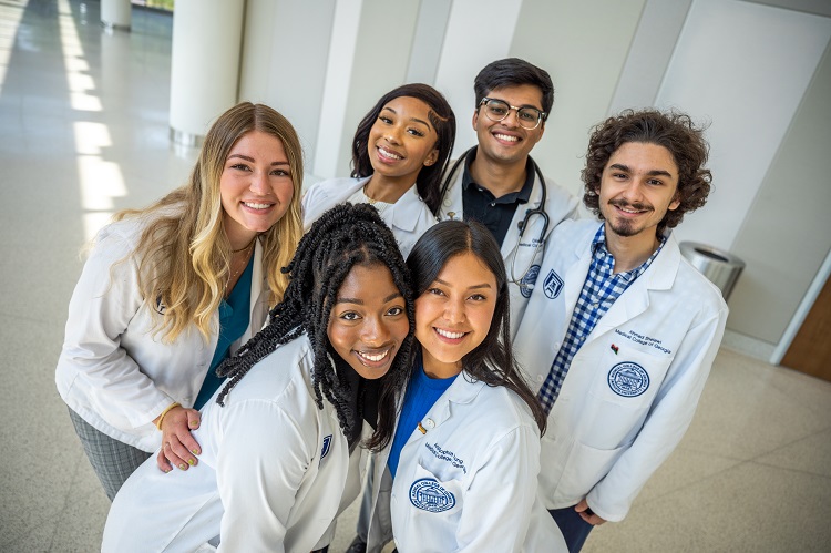 mcg students posing for camera