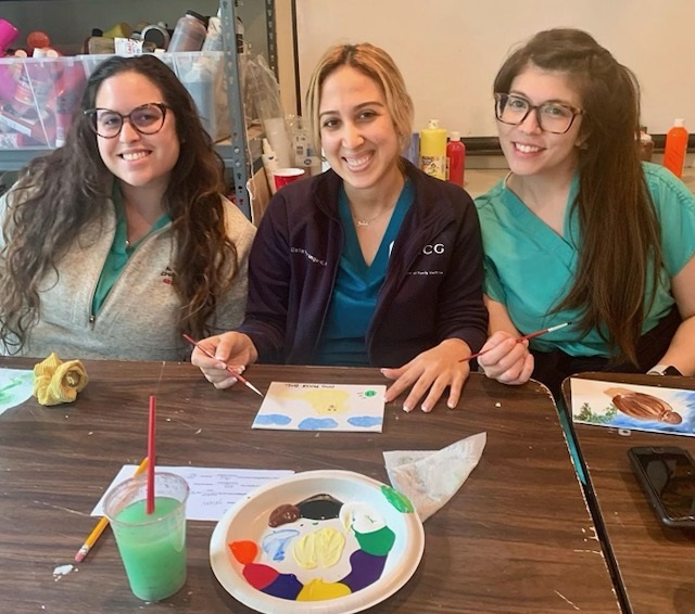 Residents expressing their creativity with art