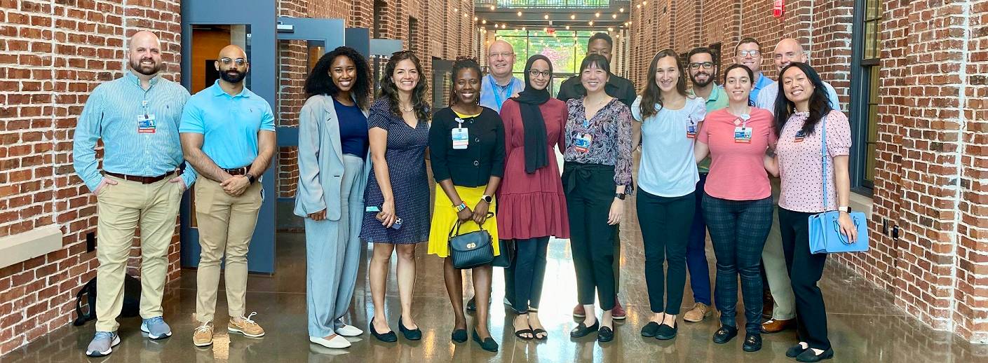 Family Medicine residents pose for a group photo with faculty members.