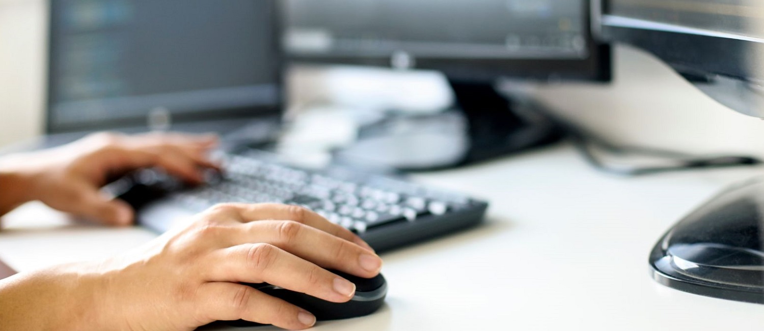 on computer