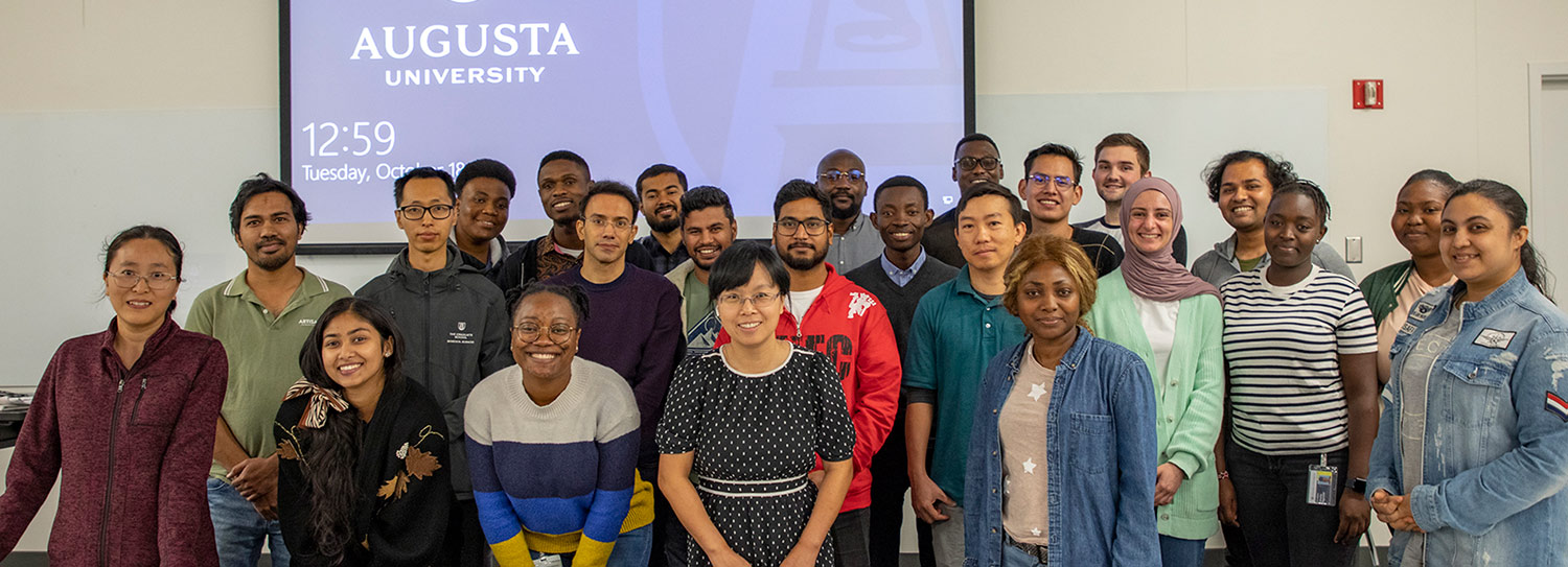 Group shot of our international students