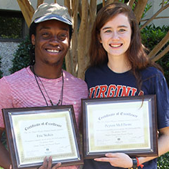 photo of Eric Stokes & Peyton Mcelhone