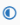 blue circle, filled in halfway