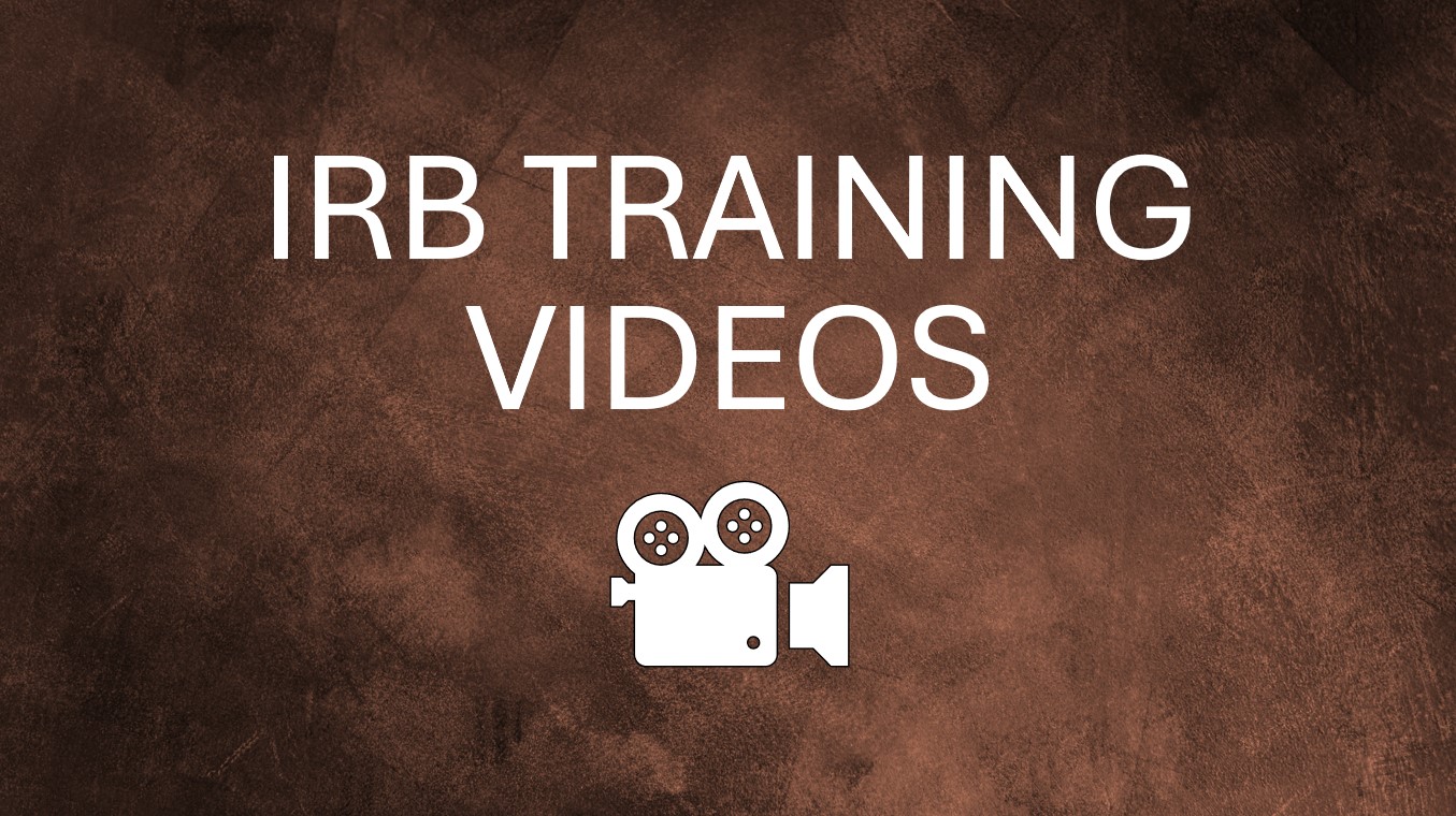 irb training video archieve