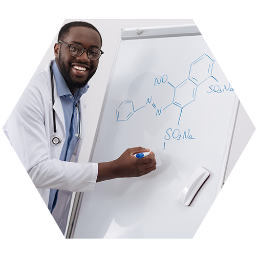 Chemistry Student in Lab